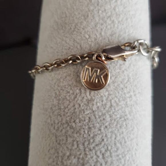 Michael Kors Pave Bar Bracelet Gold Tone with Lobster Clasp - Picture 4 of 9